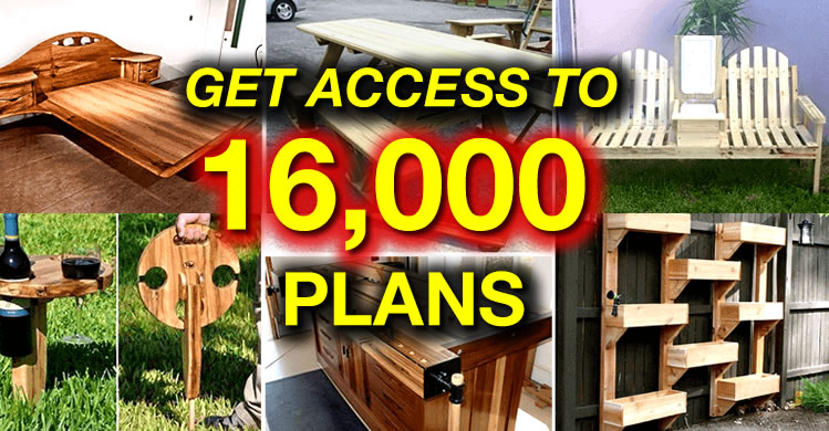 Build Any Woodworking Project Easily With 16,000 Step By Step Plans